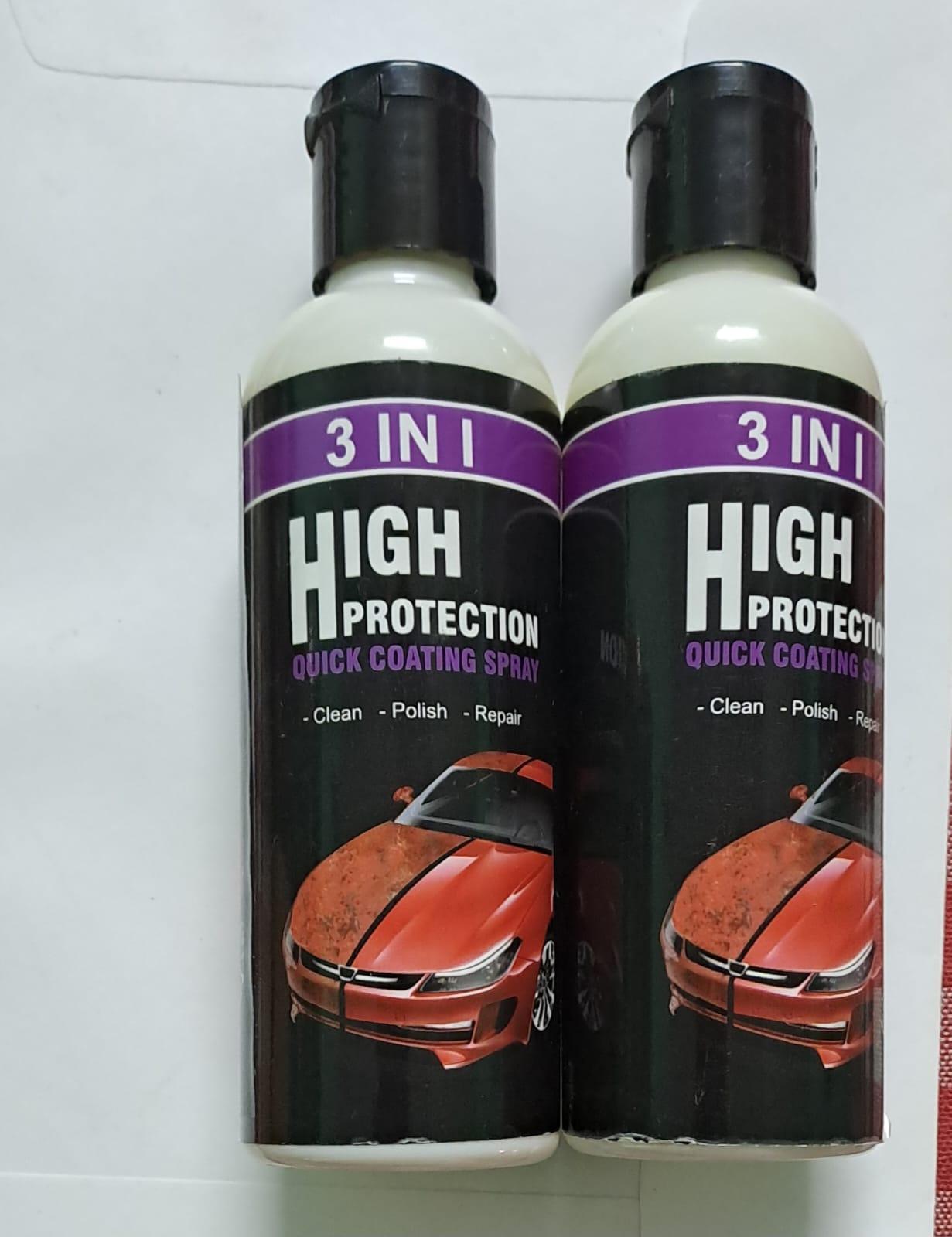 Hydrophobic Polish Nano Coating Agent Car, Motorcycles, Boats (Pack of 2)