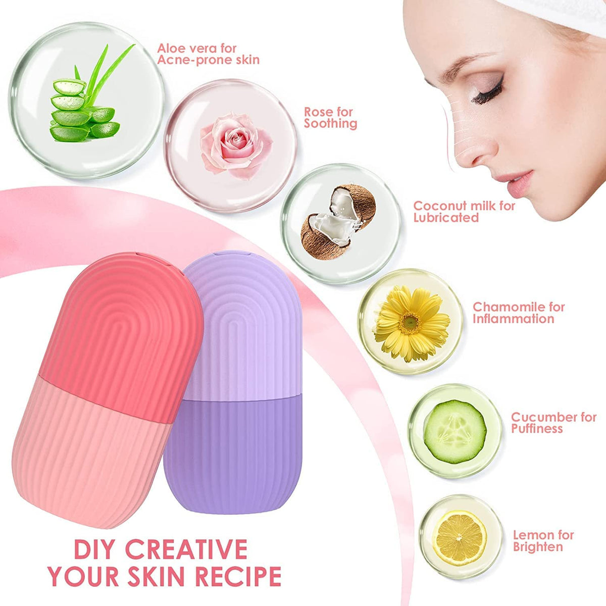 Ice Roller for Face, Neck & Body