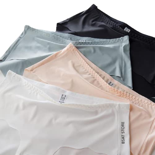 Women's Ice Silk Blend Invisible Lines No Show Hipster Panty (Pack of 2)
