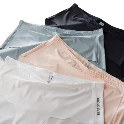 Women's Ice Silk Blend Invisible Lines No Show Hipster Panty (Pack of 2)