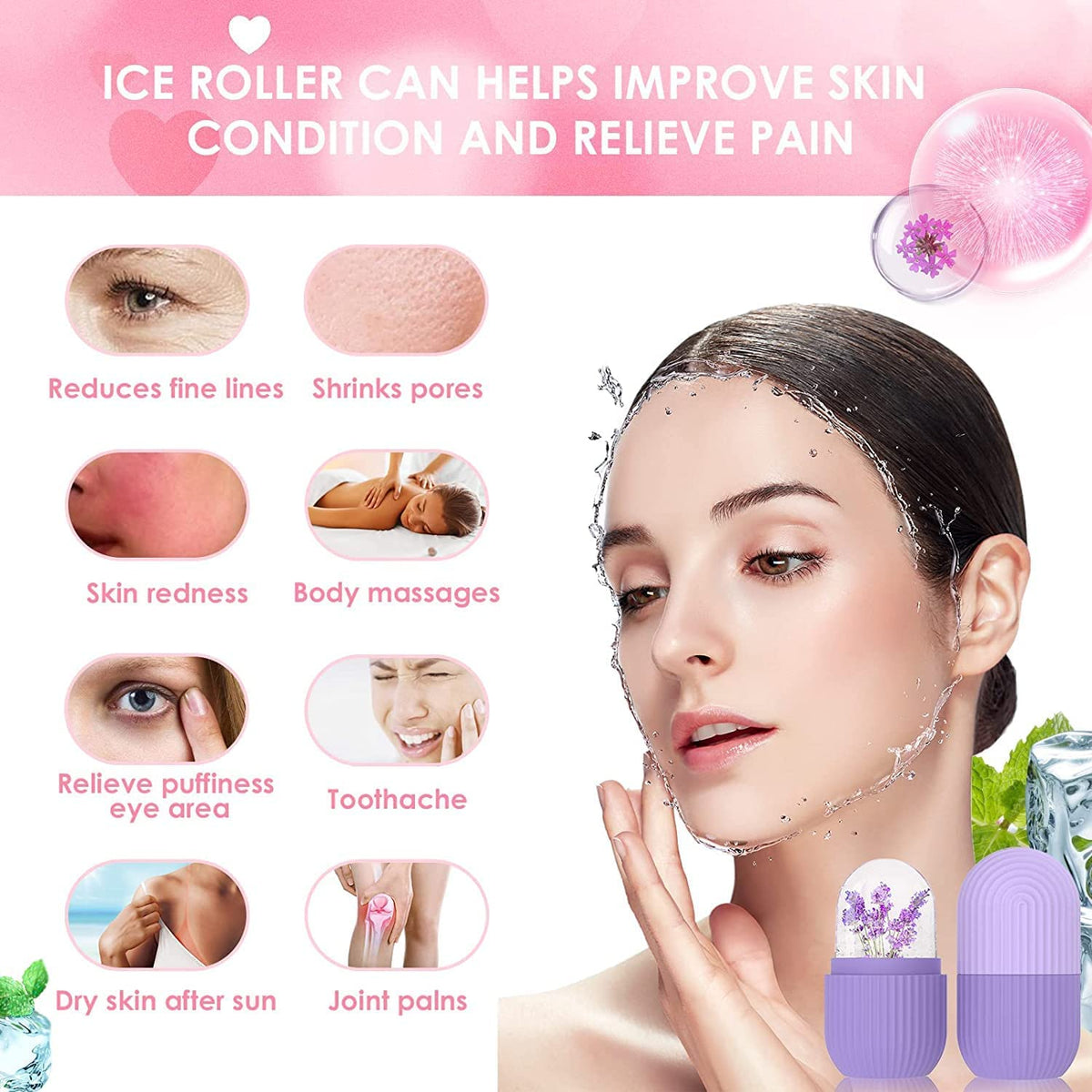 Ice Roller for Face, Neck & Body