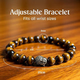 Tiger Eye Yellow Crystal Healing Stone Bracelet