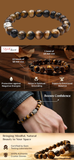 Tiger Eye Yellow Crystal Healing Stone Bracelet